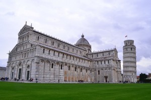 Leaning-Tower of Pisa and Cathedral